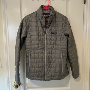 Patagonia Nano Puff Jacket -Grey women’s small - logo